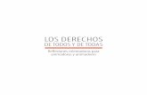 LOS DERECHOS - Centro Cultural Poveda · con especial atención a las mujeres, ... aprendizaje de nuevas palabras y nuevas formas de ... Para iniciar el análisis y ampliación de