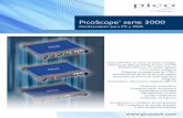 PicoScope serie 3000 - picotech.com · canales y pueden capturar miles de estructuras de datos ininterrumpidos, por lo que son idóneos para esta función. Los datos decodificados