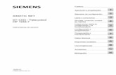CP 1242-7 - Siemens AG · 2015-02-06 · Encontrará información y el firmware para descargar en las páginas de Siemens ... 5.7.3 La central lee datos de S7-1200 ... 6.4.6 Otros