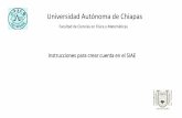 Universidad Autónoma de Chiapas - fcfm.unach.mx · Si es la primera vez que entras tendrás que registrarte para poder accesar a tu historial, reinscribirte en linea imprimir tus