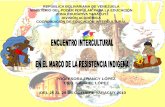 REPÚBLICA BOLIVARIANA DE VENEZUELA … · LOPCI (2005) Decreto 3.645 Comisión Presidencial para la Preservación y Eliminación de todo tipo de Discriminación racial y otras distinciones
