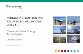 ESTIMACIÓN SATELITAL DEL RECURSO SOLAR: … · Estimación de las componentes de irradiación solar en la ... 0,0 0,2 0,4 0,6 0,8 1,0 Fracción Difusa k t Medición Estimación Chile-SR