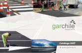 GAR CHILE INVERSIONESgarchile.cl/gar-catalogo-2017.pdf · • Materiales: Cuerpo de Polímeros ABS de alta resistencia, ... demarcación de vías, inicio de puentes, achurados, cruces