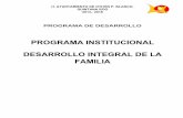 PROGRAMA INSTITUCIONAL DESARROLLO INTEGRAL DE LA FAMILIA 15/01. NORMATI… · Constitución Política de los Estados Unidos Mexicanos, D.O.F. 5/II ... las Áreas de CEAM, Desarrollo
