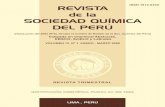 ISSN 1810-634X REVISTA de la SOCIEDAD QUÍMICA …sqperu.org.pe/wp-content/uploads/2017/07/RSQP-V75-N1-pdf1.pdf · EDITOR ASOCIADO: Univ. Per. Cayetano Heredia, Perú. Ena Cárcamo