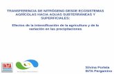 TRANSFERENCIA DE NITRÓGENO DE …lacs.ipni.net/ipniweb/region/lacs.nsf/0... · Efectos de la intensificación de la agricultura y de la variación en las precipitaciones ... Arroyos