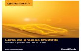 Lista de precios 01/2016 - feyc.eu De Precios ContiTech ES... · Power Transmission Group Lista de precios 01/2016 Válida a partir del 01.04.2016