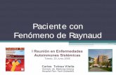 Paciente con Fenómeno de Raynaud - La visión global de ... · Fenómeno de Raynaud Disfunción vascular periférica, que cursa con: • Vasoespasmo arterial • En relación al