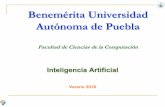 Benem érita Universidad Autónoma de Pueblaaolvera/IA/IA-III-2016.pdf130 Árboles de decisión Algoritmo ID3 Construir árbol Elegir el mejor atributo para colocarlo en el nodo raíz