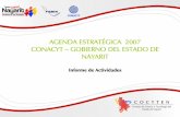 AGENDA ESTRATÉGICA 2007 CONACYT - Obligaciones · Fomentar la creatividad e inventiva, para la solución práctica de problemas que afecten el desarrollo económico, social y/o ecológico