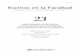 Sistematización de las Normas de Presentación para la ... · Escritos en la Facultad Nº 23 (2006) · ISSN 1669-23063 Sistematización de las Normas de Presentación para la Producción