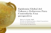 Epidemia Global del Tabaco y Esfuerzos Para … · Muertes Globales debidas al Tabaco ... que comporta menor actividad y esfuerzo físico • El consumo de ... completa de la publicidad,