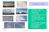 nubes - miraralcielo.comn web/globepdf/nubes.pdf · recuerda a un rebaño de borregos, es por lo que se dice vulgarmente CIELO ABORREGADO • ALTOSTRATOS.(As).. Aunque se presentan