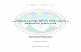 Efecto de la concentración de saponinas en la … UNIVERSIDAD DE SAN CARLOS DE GUATEMALA FACULTAD DE CIENCIAS QUIMICAS Y FARMACIA Efecto de la concentración de saponinas en la actividad