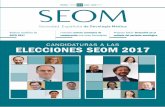Revista - SEOM: Sociedad Española de Oncología … · En las páginas interiores hacemos un repaso de lo más importante que se ha presentado en la reunión de Chicago ASCO 2017,