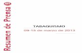 TABAQUISMO - portal.ugt.orgportal.ugt.org/saludlaboral/drogodependencias/noticias/rp... · de Badajoz, ha hecho un repaso de la situación de estas dos patologías en Extremadura