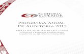 ÍNDICE - auditoriachihuahua.gob.mx · Comisión de Fiscalización el Auditor Superior del Estado en el cual se establecen y definen los ... presencia de los integrantes ... con la