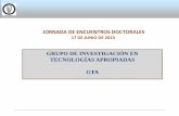 JORNADA DE ENCUENTROS DOCTORALES - …portal.uc3m.es/portal/page/portal/dpto_ing_electrica/Nuevas/Invest... · Generación de residuos de bajo impacto ambiental, ... – Modificación