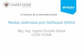 Redes basadas en Software (SDN) - informatica.ucm.esinformatica.ucm.es/data/cont/media/www/pag-103596/transparencias/... · Introducción • Las redes definidas por software (SDN)