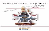 Válvula de REDUCTORA pilotada modelo 40 WR€¦ · Funcionamiento como válvula de retención ... con un 2º piloto reductor Piloto mantenedor de presión ... Si existen grandes
