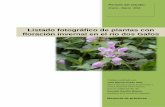 Listado fotográfico de plantas con floración invernal en ... fotografico.pdf · a la formación de la flor. El éxito en la reproducción de las plantas depende de ... determinado.