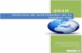 Memoria de actividades de la Unidad SIG 2010 - …digital.csic.es/bitstream/10261/32098/1/110121_Memoria de... · 1. INTRODUCCIÓN La Unidad de Sistemas de Información Geográfica