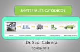 Dr. Saúl Cabrera - quimica.umsa.edu.boquimica.umsa.edu.bo/Data/Avisos/Dr. Saúl Cabrera.pdf · evaluación: planta de producción de 100,000 baterías por año, configuración de
