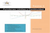 Funciones: Límites y Continuidadselectividad.intergranada.com/.../Tema_1_funciones.pdf · El concepto de función real de una variable real se remonta a unos 2000 años a.C., evolucionando