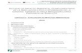CAPÍTULO 6 EVALUACIÓN DE IMPACTOS … · Estudio de Impacto Ambiental Complementario de la Ampliación a Ciclo Combinado de la Central Termoeléctrica Brigadier López, Provincia