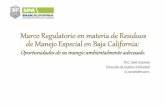 Presentación de PowerPoint - calepa.ca.gov · los Estados Unidos Mexicanos. Ley General del Equilibrio Ecológico y la Protección al Ambiente (LGEEPA) Ley General para la Prevención
