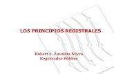 LOS PRINCIPIOS REGISTRALES - registradoresperu.org · La Prioridad no excluyente o de rango, se da en el instante previo a la calificación y se configura cuando ingresan dos o más