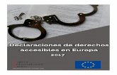 Declaraciones de derechos accesibles en Europarightsinternationalspain.org/uploads/publicacion/e68d42597589ccbae... · Posibilidad de conservar el acta durante la detención ... consentimiento