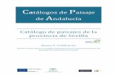 Catálogos de Paisaje de Andalucía - juntadeandalucia.es · previa interpretación del paisaje, ... vivido, atendiendo tanto a lo físico como a lo simbólico (Fowler & Turner 1999: