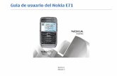 Guía de usuario del Nokia E71 - euskaltel.com · Insertar la tarjeta de memoria.....18 Extraer la tarjeta de memoria ... Ajustes de podcast.....99 Reproductor de música ...