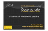 El sistema de indicadores del OTLE - Ministerio de …observatoriotransporte.fomento.es/NR/rdonlyres/8754F6AA-F2D1-4E57... · TALES Y EXTERNALIDADES EJEMPLOS INDICADORES DE TRÁFICO