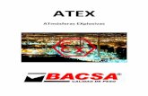 ATEX - bacsa.es · • La definición de la zona ... Emplazamiento en el que una atmósfera explosiva es ... ** En el caso de un material asociado situado en zona peligrosa pero ...