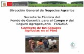 Dirección General de Negocios Agrarios Secretaria … · Materia Asegurada del Seguro Agrícola Catastrófico Campañas 2015-2016 y 2016-2017. XIV. Cuadro Comparativo Superficie