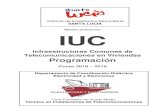 PROGRAMACI N IUC 1 ITE 18 19x - iessantalucia.orgiessantalucia.org/wp-content/uploads/2018/09/1-ITE-IUC.pdf · Infraestructuras Comunes de Telecomunicaciones en Viviendas Programación
