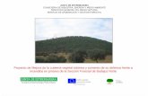 Proyecto de Mejora de la cubierta vegetal arbórea y ...extremambiente.juntaex.es/files/forestal/obras/09N1012FD129_opt.pdf · • Modelo de combustible 4. • Objetivo final: Lograr