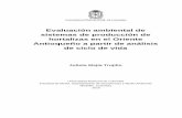 Evaluación ambiental de sistemas de producción de ... · Evaluación ambiental de sistemas de producción de hortalizas en el Oriente Antioqueño a partir de análisis de ciclo