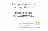Sesión Interactiva INFECCIÓN URINARIA - sap.org.ara/NEF8-Nefro-Infeccion... · Enterobacter Cloacae. Ambulatorio • 6 años. Episodio de “orina rojiza” ...