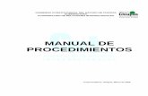MANUAL DE PROCEDIMIENTOS - ordenjuridico.gob.mxordenjuridico.gob.mx/Estatal/CHIAPAS/Manuales/CHIAMAN36.pdf · Reíntegro de Cuotas y Aportaciones al IMSS por Bajas Control de Asistencia