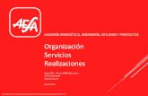 Organización Servicios Realizaciones - aesa.netaesa.net/images/pdf/Presentaciones_AESA/AESA_Mar_2018.pdf · Estudio de tecnologías de secado térmico de fangos de depuradora ...