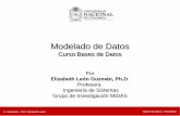 Modelado de Datosdisi.unal.edu.co/.../presentaciones/S3_modelado.pdf · 2014-08-13 · U. Nacional – Prof. Elizabeth León Bases de datos - Modelado Relaciones Cardinalidad Nombre