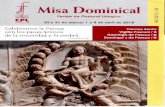 Misa Dominical - parroquiadecristoreymurcia.es · CICLO C: Antes de la salida hacia Getsemaní(«Él les di/o: Basta»), se canta A ti levanto mis ojos, MD 241 (841) / CLN 526; y