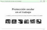 Protección ocular en el trabajo - RUA: Principalrua.ua.es/dspace/bitstream/10045/16162/1/Tema_5_EV.pdf · Laceraciones • Prolapso del iris ... En córnea y conjuntiva ...