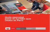 Guía esencial para el turista que visita el Perú - Takiruna · Ingreso temporal de bienes u objetos con pago de garantía 17 4. Formalidades según modo de ingreso al país 20 4.1.