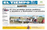 PREGUNTA DE LA SEMANA: El TSJ prohíbe juicio …media.eltiempo.com.ve/EL_TIEMPO_VE_web/66/diario/docs/... · ELEVAR LA PRODUCCIÓN Autoridades municipales de Guanipa aspiran a eliminar