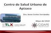 Centro de Salud Urbano de Apizaco - saludtlax.gob.mx · 27 areas administrativos 02 trabajador social 02 qfb 01 tec. lab. 04 intendentes 01 cubreincidencias 02 psicologa (codigo administrativo)
