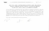 ACTA DE APROBACIÓN DE BASES DEL PROCESO … N° 001 2017.pdf · Declaración Jurada de no encontrarse inscrito en el registro de deudores alimentarios ... Copia simple de DNI ...